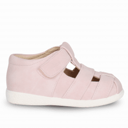 vincent shoes elise barnsandal mjuk skinn läder pink rosa kardborre