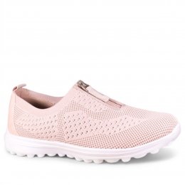 CC Resorts Stride Casual med Dragkedja / Pink Blush lågsko mocka mesh memoryfoam Pink Blush