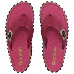 Gumbies classic islander Flip-Flops Unisex pink rosa dam herr tåsandal sommar tyg gummisula sandal