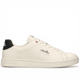 ellesse jerry sneaker herr skinn normal läst puläder svart black krämvit white tofu sommarsko vårsko