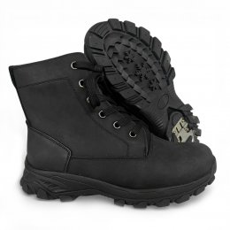 Eskimo svart känga Mocka utfällbara Dubbar Broddar Vinter Is Dam Päls provsko