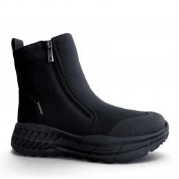 Eskimo grafen hurry Shell-Boot Dam lätt svart Black broddar Känga Boots Mocka Vattentät Vinter Is Broddar