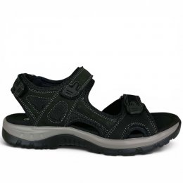 cc resorts emy black svart sandal dam gummisula fotriktig remmar memoryfoam