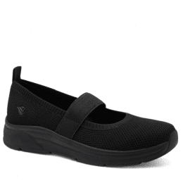 Jana letti ballerina hallux valgus walking promenad black svart rymlig läst tygsko fotriktig komfortsko eva memoryfoam