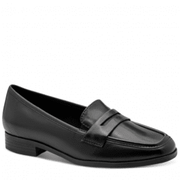 jana softline komo lågsko loafer äkta skinn leather fotriktig foam mjuk fotbädd urtagbar svart black