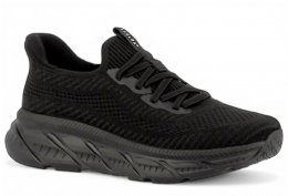 axelda laholm slipon Step-In handsfree sneaker svart polly damsko lågsko stickad textil resår fotriktig urtagbar sula fotbädd