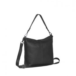 The Chesterfield Brand / Leather Shoulder Bag Jen / Cognac shopper axelremsväska handväska svart black läder skinn rymlig