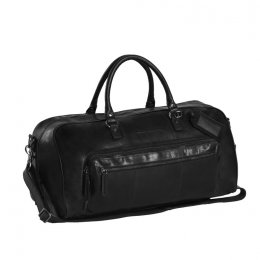 The Chesterfield Brand / Leather Weekend Bag Mainz black svart resväska stor väska läder skinn herr dam