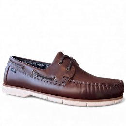 Marstrand 2-Eye Comfort Seglarsko MörkBrun herrsko läder lågsko loafer