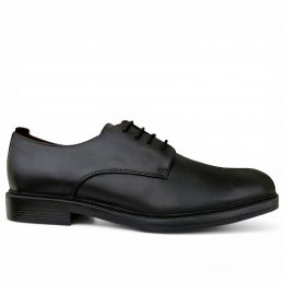 marstrand Adrian skinnsko lågsko finsko snörsko gummisula läder herr svart halkfri