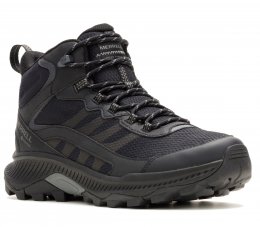 Merrell Men's Speed strike 2 mid hög gtx goretex vattentät Waterproof black svart herrsko känga promenad walking fritid vandring