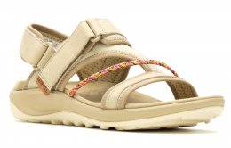 merrell terran 4 Backstrap incense beige natur läder hälrem remmar kardborre damsandal fotriktig