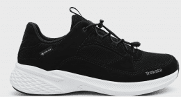 Treksta peace low snbbsnörning Goretex herrsko vattentät lättviktsskoDam black svart unisex promenadsko vandringssko comfortfit