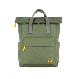 roka london yellow label canfield b ryggsäck granite grön backpack canvas