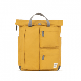 roka london waterhouse ryggsäck flax gul backpack canvas