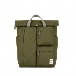 roka london waterhouse ryggsäck moss grön backpack canvas