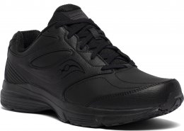 Saucony integrity st3 walker 3 extra x- wide svart black dam walkingsko komfort och stabilitet