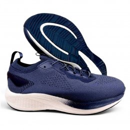 scholl mars sock textil marinblå dam sneaker fritidssko promenad walking