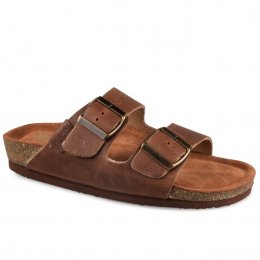 sköna marie trish bio classic comfort biosandal dam brun crazy kork läder eva foam fotriktig