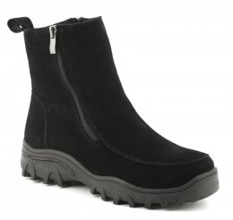 soft comfort vinterboots leamouth dubbar antislip broddar broddskor varmfodrade mocka fotriktiga dragkedja svart
