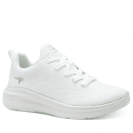 Tamaris amelie lätt Sneaker med Rymlig Läst vit off white komfort memoryfoam textil damsko fotriktig
