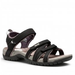 Teva Tirra Läder Sandal svart black sportsandal fotriktig