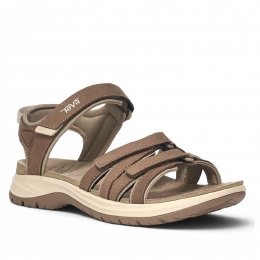 Teva Tirra Läder Sandal caribou brun sportsandal fotriktig
