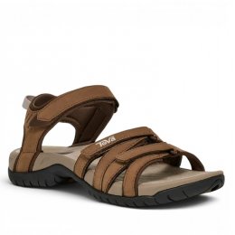 Teva Tirra Läder Sandal caribou brun sportsandal fotriktig