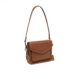 The Chesterfield Brand Leather Shoulder Bag Samoa Cognac shopper axelremsväska handväska brun läder skinn rymlig