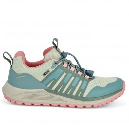 Track N' Trail Thea Sneaker Dam sea green grön blå rosa sneaker vattentät elastiska urtagbar sula bekväma rymliga bred läst