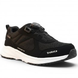 Treksta frey low Boa HTX herrsko vattentät lättviktsskoDam black svart unisex promenadsko vandringssko comfortfit