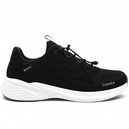 Treksta peace low snbbsnörning Goretex herrsko vattentät lättviktsskoDam black svart unisex promenadsko vandringssko comfortfit