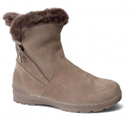 wildflower cristal boots kängor mocka pälsfoder varmfodrade mjuka bruna grå taupe