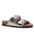 Cph-Comfort Biosandal damsandal silver metallic toffla läder lätt stabil bekväm fotriktig