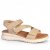 cc resorts lucky beige taupe sandal dam gummisula fotriktig remmar memoryfoam