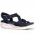 cc resorts milla navy marinblå sandal dam gummisula fotriktig remmar memoryfoam
