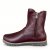 Charlotte Of Sweden chelseaboot känga resår zipper varmfodrad dam skinn dragkedja urtagbar fotbädd mjuk amarone vinröd