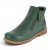 charlotte of sweden chelsea boots tanne fir grön green resår zipper känga dam skinn dragkedja urtagbar fotbädd mjuk