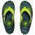 Gumbies classic islander Flip-Flops Unisex lime grön blå hibiscus blå blommor dam herr tåsandal sommar tyg gummisula sandal