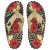 Gumbies classic islander Flip-Flops Unisex denim röd blå hibiscus blå blommor dam herr tåsandal sommar tyg gummisula sandal