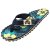 Gumbies classic islander Flip-Flops Unisex blue blå hibiscus blå blommor dam herr tåsandal sommar tyg gummisula sandal