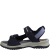 Jana Comfort Sandal läder Navy komfort fritid dam blå relaxfit rymlig läst remmar fotriktig