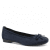 Jana panama Softline Ballerinasko loafer damsko lågsko finsko kostymsko puläder textil bred läst fotriktig mjuk navy marinblå