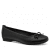 Jana panama Softline Ballerinasko loafer damsko lågsko finsko kostymsko puläder textil bred läst fotriktig mjuk svart black