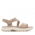 Jana Coshy Rosa Sandal beige aprikos sandalett hallux valgus problemfot comfort textil komfort fritid dam relax fit rymlig läst