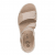 Jana Coshy Rosa Sandal beige aprikos sandalett hallux valgus problemfot comfort textil komfort fritid dam relax fit rymlig läst