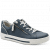 sitane Soft Line navy blå Sneaker med dragkedja Rymlig Läst h-bredd komfort memoryfoam skinn dam