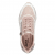 Jana somon Soft Line Sneaker med Rymlig Läst rosa vit snake vegan h-bredd komfort memoryfoam textil damsko fotriktig