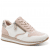 Jana somon Soft Line Sneaker med Rymlig Läst rosa vit snake vegan h-bredd komfort memoryfoam textil damsko fotriktig