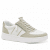 jana zango Soft Line beige vit white Sneaker med dragkedja Rymlig Läst h-bredd komfort memoryfoam dam
